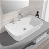 VITRA Lavabo in ceramica 70x42 cm da appoggio o incasso bianco lucido