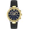 Versace Orologio da uomo, cronografo Urban Mystique, 43 mm, VEPY00320, cinghia