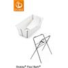Stokke Bundle Vaschetta Pieghevole FLEXI BATH® + Stand STOKKE® FLEXI BATH® Bianco