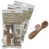 Ferplast Snack cane Snack naturale per cane Snack Igiene Orale Taglia Grande Contro l'alito cattivo con alga Ascophillum Kit da 3 confezioni 330g