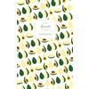 Quick Witted Coconut Avocado Notebook - Ruled Pages - 5x8 - Premium Taccuino (Original)