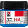 Marabu 17030050956 - Stampa Tessile Ciano primario, 100 ml, Colore a Base d'Acqua, inodore e Resistente alla Luce, per Tessuti Chiari e Scuri