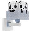 Dalber lampada applique da parete per bambini Panda blu orso