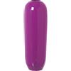 DRW Vaso da pavimento in ceramica viola lucido 60x19x19 cm