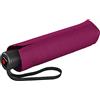 Knirps Ombrello tascabile Knirps A.050 Medium Manual - Compatto e resistente alle intemperie - Stabile - Antivento - Viola Scuro