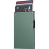 VULKIT Porta Carte di Credito Schermato Blocco RFID per Uomo e Donna, Guscio Sottile in Metallo Minimalismo Tasca Pop-up Carte Portafoglio