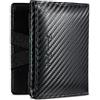 Jaimie Jacobs Portafoglio Magico con scompartimento per monete e RFID-Blocker Magic Wallet Flap Boy - l'originale - di pelle da uomo (Carbon)
