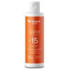 Vitamol Protezione Solare Media SPF 15 Latte solare viso e corpo protettivo dai raggi UVA e UVB No Effetto bianco Resistente all'acqua