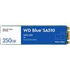 Western Digital WD Blue SA510 250 GB M.2 SATA SSD con velocità di lettura fino a 555 MB/s
