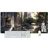 ITBT The last of us part Tappetino Mouse Gaming, Grande Anime Mouse Pad XXL 900x400mm Confortevole, Lavabile, 3mm Antiscivolo Tappetino Scrivania Supporto per Ufficio Computer, Adatto per computer e PC, F