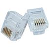 live-wire-direct 50 connettori RJ12 a 6 pin ADSL per cavo telefonico a crimpare 6P6C