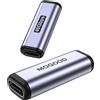 MOGOOD USB C Demma Alla Adaper Femmile USB C CONNETTORE USB C AccopplerUSB C Estensione Compatibile Con Thunderbol Supporto fino a 40Gbps Trasferimento di dati,consegna di alimentazione da100W 8K@60Hz