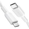 Anker Cavo da USB C a Lightning [90 cm, certificato Apple MFi] PowerLine II per iPhone X/XS/XR/XS Max/8/8 Plus, supporta erogazione alimentazione
