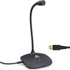 KLIM Talk - Microfono USB PC e PS4 - Microfono da Scrivania Omnidirezionale a Condensatore - Vasta Compatibilità - Plug & Play - Audio Professionale ad Alta Definizione - Nero [Nuova Versione 2024]