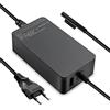VUOHOEG 65W Caricatore Surface Pro, 15V 4A Alimentatore per Microsoft Surface Pro 8/7/6/5/4/3/X, Surface Laptop 1/2/3/4, Surface Book 1/2, Surface Go 1/2 Tablet Windows 1796 1800 Caricabatterie con Port USB