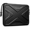 SITHON Porta PC Borsa, Sottile Rigida Custodia Protettiva per 11-11,6 pollici Acer/Huawei/Asus/Samsung/Dell Laptop Portatile Notebook Ultrabook Chromebook, Nero