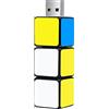 leizhan Simpatica Chiavetta USB per Computer Pendrive USB per Insegnanti, Studenti, Famiglia e Amici (64GB, Magic Cube)