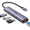 UGREEN Hub USB C Ethernet Adattatore Ethernet Gigabit con 3 Porte USB-A Compatibile con iPhone 17 Pro Max Air 16 15 MacBook Pro Air Surface Pro Go iPad Pro Air Galaxy S24 S23 Tab S7 S8 Xiaomi 13