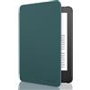 MoKo Custodia Compatibile con 6 Pollici Nuovo Kindle 11a Generazione 2024/2022 & Versione Internazionale, Cover Leggera con Auto Sveglia/Sonno per Kindle 2024 11a Gen e-Reader, Gemma Verde