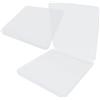 UMCHU 2 Pezzi Scatole Plastica Trasparente con Coperchio,Scatoline Trasparenti Scatole Organizer,per Perline, Gioielli, Pillole, Arte(15 * 15 * 1.3 cm)