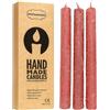 Aromasenses | Candele Fatte a Mano | Confezione da 3 | Candele Profumate da 2 cm x 20 cm | Atossiche e Fatte a Mano | Lunga Durata per il Relax | Originali | Candele allo Zucchero e alla cannella