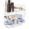 TIE-DailyNec Organizer Trucchi Cassetti Organizer Cassetti in Acrilico Porta Trucchi Organizer con 7 scompartiper Conservare Trucco, Smalto per Unghie, accessori, Gioielli
