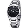 Curren - - Orologio da polso- 8106, Argento/ Nero, Classico