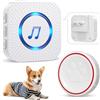 ChunHee Gatto Campanello/Cane Campanello Buzzer Cane Pet Campanelli Sensore Tocca Impermeabile Campanello Presa Ricevitore 1 * Ricevitore m1 * Touch Campanello