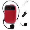 KozyOne Amplificatore vocale Bluetooth portatile, mini altoparlante cablato ricaricabile con microfono, per insegnanti, guide turistiche, pullman e altro(rosso)