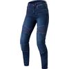 OZONE MOTO Agness II Lady Jeans da Moto Donna | Fodera in Fibra Aramidica | Protezioni per Le Ginocchia di Livello 2 | Tasche per Protezioni Anca e Coccige | Slim Fit