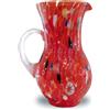 Gocce di Murano Brocca Buvette da 750 ml Made in Italy in Vetro Soffiato. Lavorati Secondo la Tradizione degli Artigiani di Murano, Caraffa da Tavolo Elegante