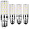SAUGLAE E27 Lampadina di Mais LED 15W, Bianca Naturale 4000K, Equivalente a Lampadine a Incandescenza 120W, 1700 Lumen, Lampadine a LED a Vite Edison, 4-Pack
