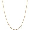 Kuzzoi Collana da uomo in argento 925, cordoncino rotondo, argento placcato oro (2 mm), collana dorata senza ciondolo, effetto ritorto