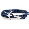 ZENSE - Bracciale regolabile in cordoncino con ancora di mare