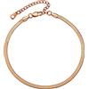 PROSTEEL Cavigliere Donna Acciaio Cavigliere Donna Cavigliera Donna Catena Rosato 22+5cm Regolabile