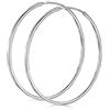 Amberta Orecchini a Cerchio da Donna in Argento Sterling 925: Diametro 40 mm