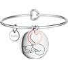 ZUKY Bracciale donna in acciaio con animaletti dolcissimi