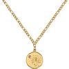 GD GOOD.designs EST. 2015 Catena zodiacale in oro con pietra di nascita per donna - Collana placcata in oro 18 carati con ciondolo zodiacale (S)