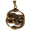 Kiss of Leather 135 - Ciondolo a forma di serpente, in bronzo