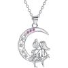 Micory Collana Sorelle Donna Argento Sterling 925 Collana Donna,Regalo per sorella con Confezione Regalo
