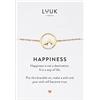 LUUK LIFESTYLE Bracciale dell'amicizia in acciaio inossidabile con ciondolo a vetta della montagna, design minimalista e nordico, gioielleria per donna, oro