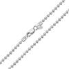 Amberta® Gioielli - Collanina - Catenina Argento Sterling 925 - Modello Sfere - Larghezza 2 mm - Lunghezza: 40 45 50 55 60 cm (45cm)