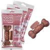 Ferplast Snack cane Snack naturale per cane Snack Igiene Orale Taglia Grande Controllo degli odori con estratto di Yucca Kit da 3 confezioni 420g