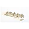 SmartPoorer 20 tappi a vite in ottone nichelato per occhielli ovali 17 x 11 mm, telone girevole