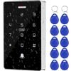 FusyTuly NFC RFID Tastiera di Controllo Accessi IP68 Impermeabile a Doppia Frequenza 125KHz / 13.56MHz Touch Password Keypad Access Controller Reader 10000 Utenti