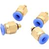 CNCTEC Raccordo a innesto pneumatico M5 su 6 mm IQS, 4 pezzi connettore push in aria compressa (M5-6 mm)