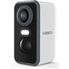 DEATTI 2K Telecamera Wi-Fi Interno/Esterno Senza Fili a Batteria, Videocamera Sorveglianza Interno, Rilevatore di Movimento PIR, Visione Notturna a Colori, Audio a 2 Vie, Sirena, IP66, SD/Cloud