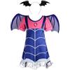 Lito Angels Children's Apparel Lito Angels Vestito Costume da Boo-Tiful per Bambina, con Ali di Pipistrello e Cerchio per Capelli Taglia 4-5 anni, Stile B