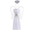 Lito Angels Children's Apparel Lito Angels Vestito Costume da Angelo con Ali e Aureola per Bambina, Bianco