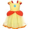Lito Angels Vestito Costume Principessa Cartoon Duck Girl per Bambina, Taglia 18-24 mesi, giallo (Etichetta in Tessuto 100)